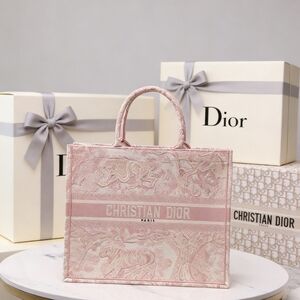 <AUTHENTIC>Dior Book Tote in Pink